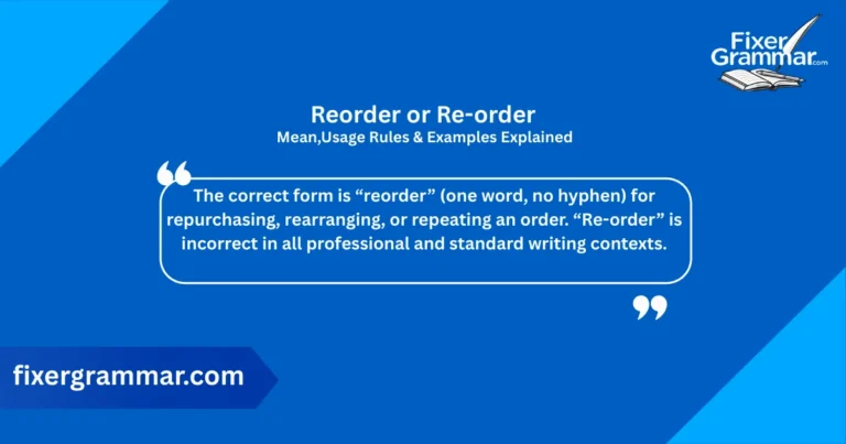 reorder-or-re-order-meaning