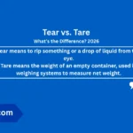 tear-vs-tare-meaning