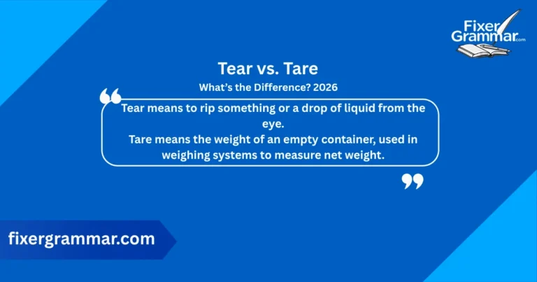 tear-vs-tare-meaning