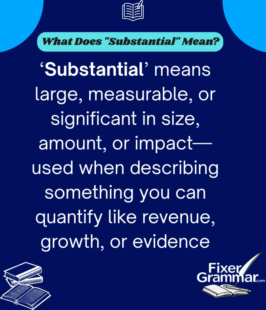 substantial-mean