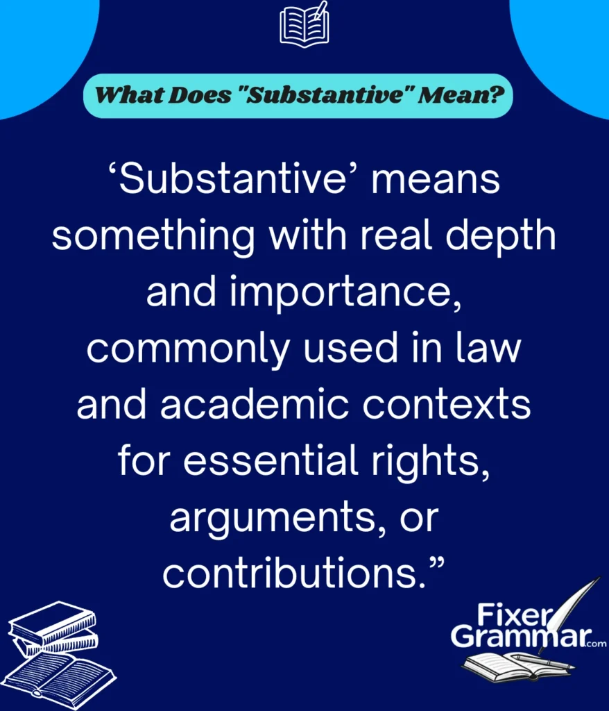 substantive-mean