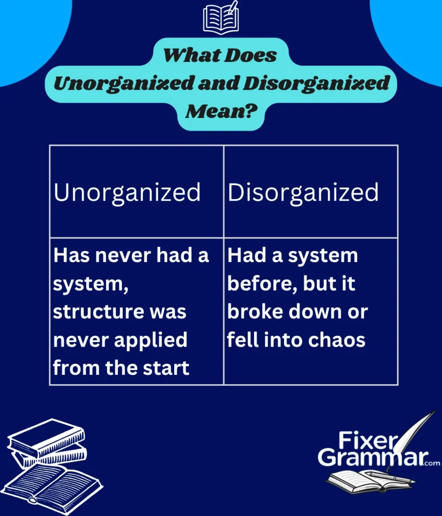 unorganized-and-disorganized-mean